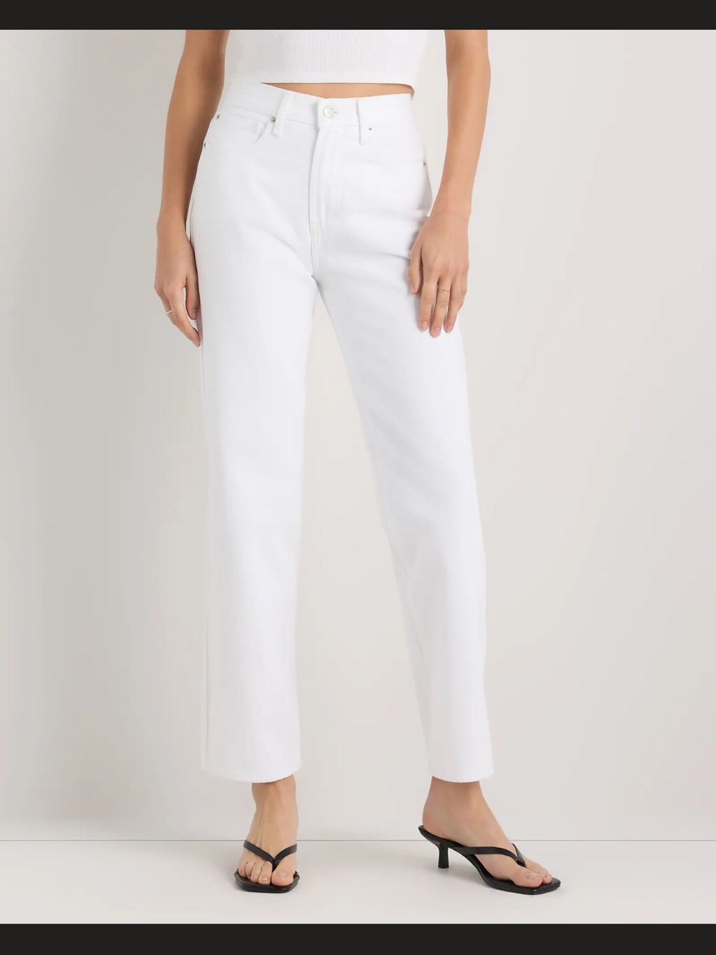Quince Bella Rigid Straight Jeans Sz 26